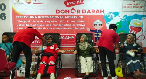 Luar Biasa! SKK Migas PetroChina Kumpulkan Ratusan Kantong Darah dalam Aksi Rutin Setahun 8 Kali